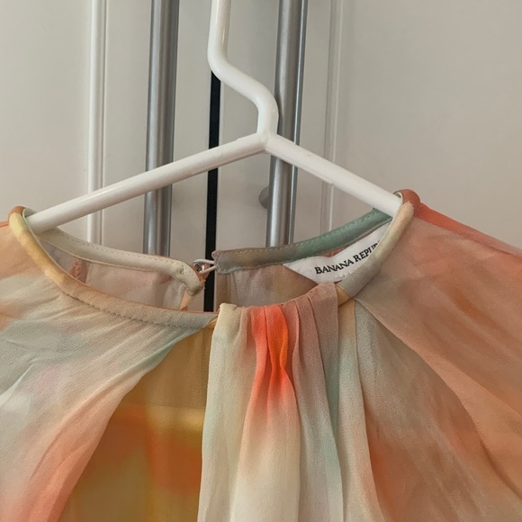 Banana Republic Multicolor Sheer Blouse - Picture 2 of 5